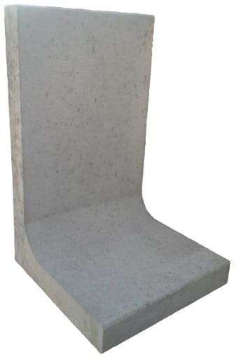 ŚCIANA OPOROWA TYPU L  MUR OPOROWY  L  330x183x99 cm